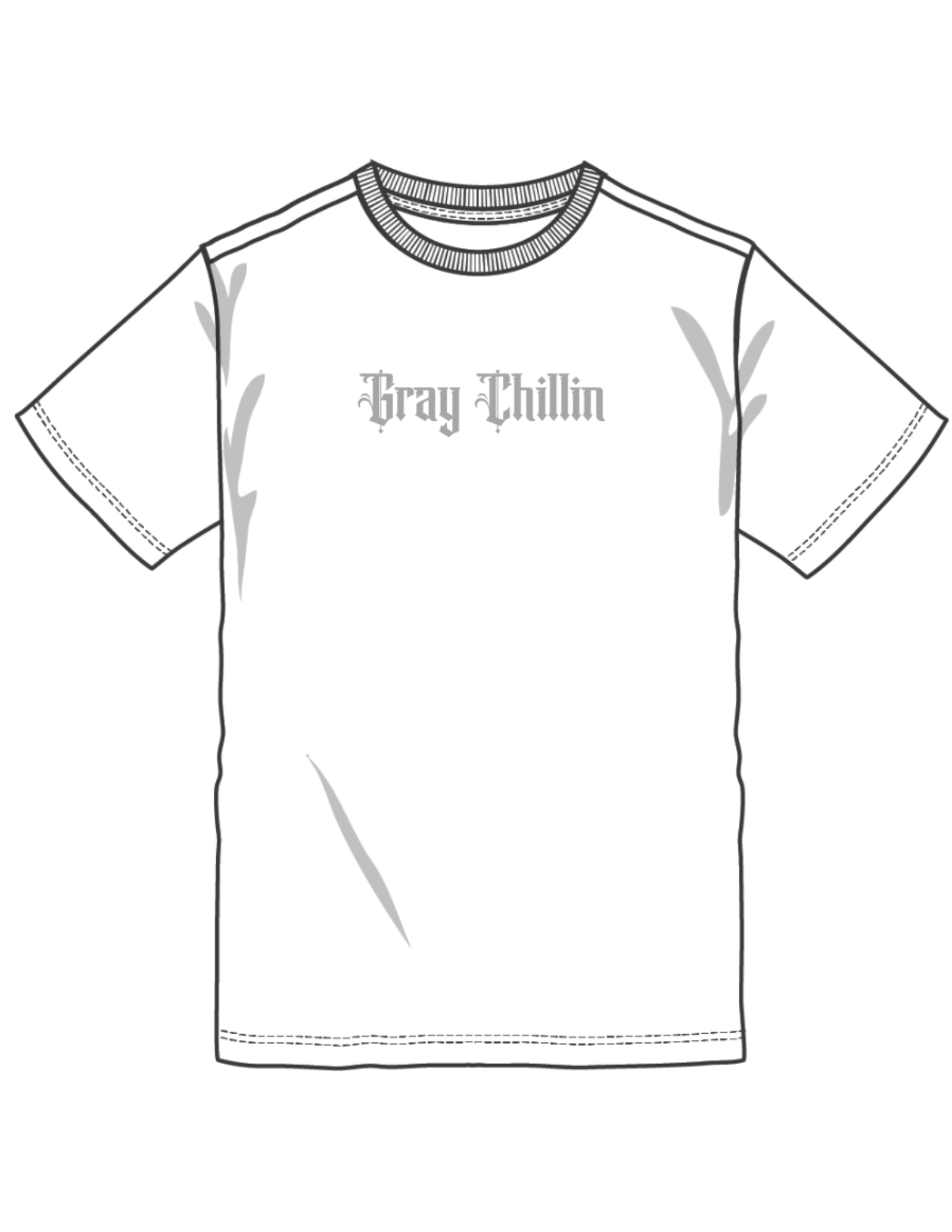 Gray Chillin’ Ember Tee